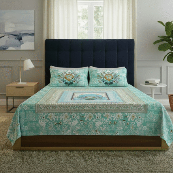 double bed bedsheet