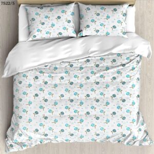 FeelsGood Home Decor 100% Organic Pure Cotton Double Bed Bedsheet with 2 Pillow Covers | 230cm x 240cm | Procion Quality Fabric
