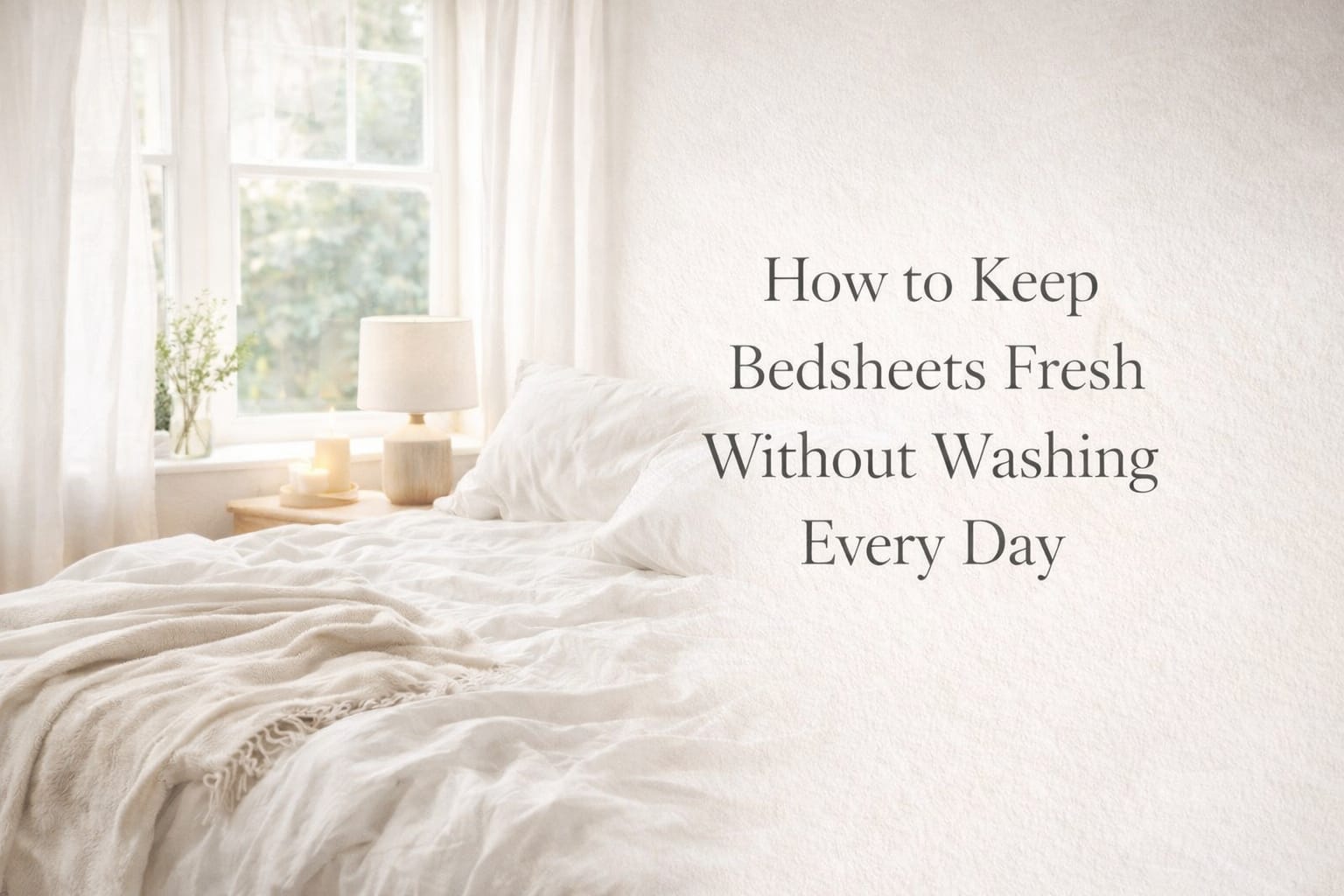 How to Keep Bedsheets Fresh Without Washing Every Day