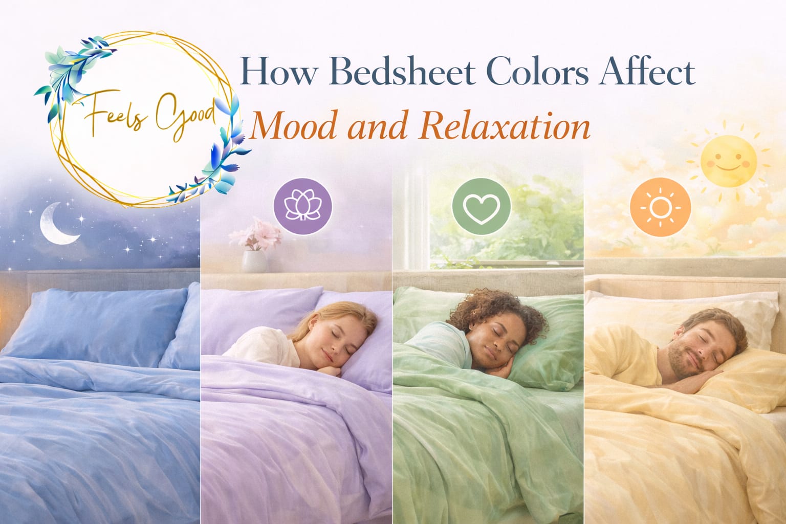 How Bedsheet Colors Affect Mood and Relaxation