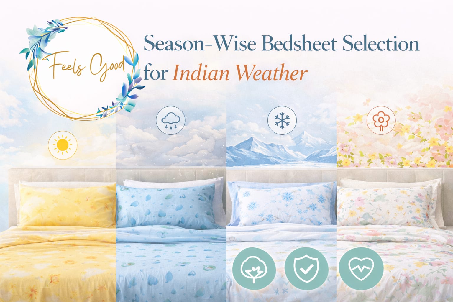 Season-Wise Bedsheet Selection for Indian Weather