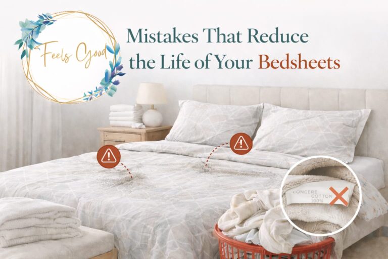 Mistakes That Reduce the Life of Your Bedsheets