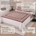 double bed bedsheet