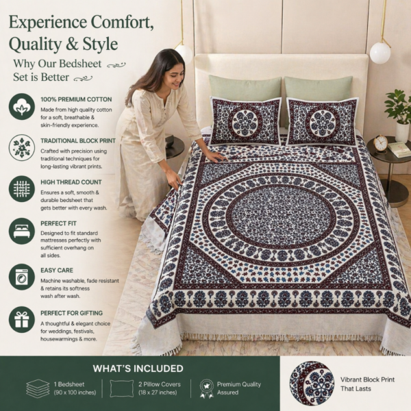 double bed bedsheet