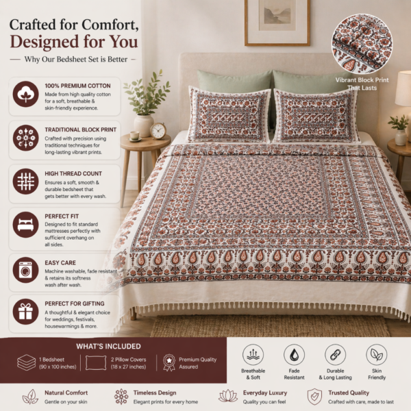 double bed bedsheet
